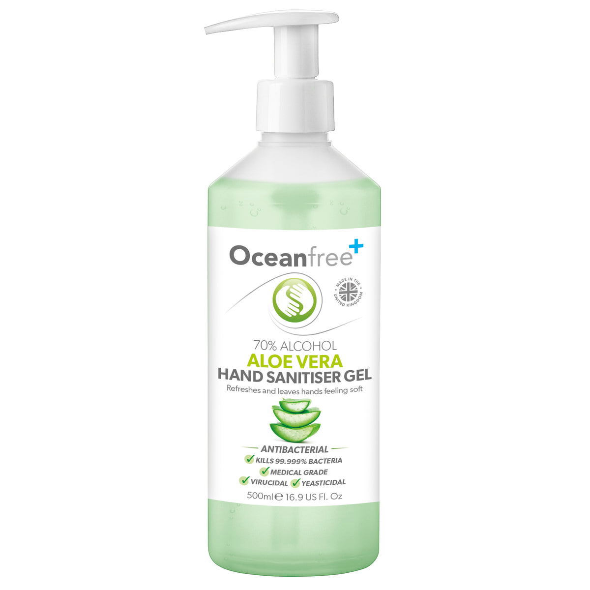 70% Alcohol Hand Sanitiser Gel - Aloe Vera